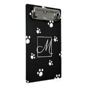 Monogram | Afdrukken zwart-wit-pop-uppagina's (zwa Mini Klembord (Schuin)