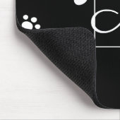 Monogram | Afdrukken zwart-wit-pop-uppagina's (zwa Muismat (Hoek)