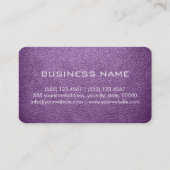 Monogram Afrikaanse violet leder Kijk Visitekaartje (Achterkant)