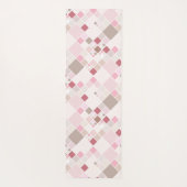 Monogram Afspeelroze patroon Yoga Mat (Achterkant)