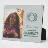 Monogram Afstudeerfoto aankondiging klas van 2026 Fotoplaat (Zijkant)