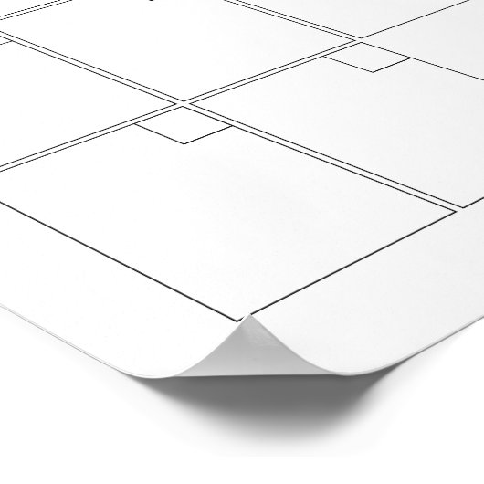  Monogram Agenda Poster (Hoek)