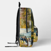 Monogram Alaska Watercolor Eland Bedrukte Rugzak (Links)