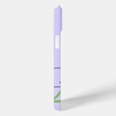 Monogram alfabet A Lavendel Eucalyptus Dragonfly Case-Mate iPhone Case (Achterkant / Rechts)