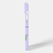 Monogram alfabet B Lavendel Eucalyptus Dragonfly Case-Mate iPhone Case (Achterkant / Links)