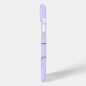 Monogram alfabet C Lavendel Eucalyptus Dragonfly Case-Mate iPhone Case (Achterkant / Links)