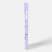 Monogram alfabet E Lavendel Eucalyptus Dragonfly Case-Mate iPhone Case (Achterkant / Links)