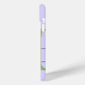 Monogram alfabet H Lavendel Eucalyptus Dragonfly Case-Mate iPhone Case (Achterkant / Links)