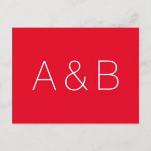 Monogram alfabet initiaal aanpassen, personalisere briefkaart