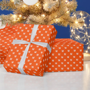 Monogram alfabet initiaal aanpassen, personalisere cadeaupapier