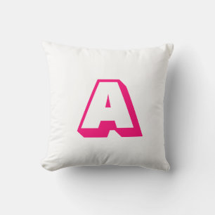 Monogram alfabet initiaal aanpassen, personalisere kussen