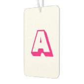 Monogram alfabet initiaal aanpassen, personalisere luchtverfrisser (Links)