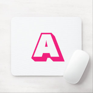 Monogram alfabet initiaal aanpassen, personalisere muismat