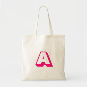 Monogram alfabet initiaal aanpassen, personalisere tote bag