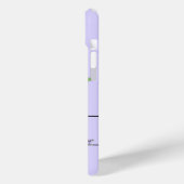 Monogram alfabet N Lavendel Eucalyptus Dragonfly Case-Mate iPhone Case (Achterkant / Links)