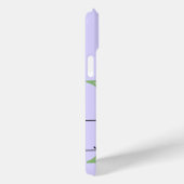 Monogram alfabet N Lavendel Eucalyptus Dragonfly Case-Mate iPhone Case (Achterkant / Rechts)