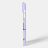 Monogram alfabet Q Lavendel Eucalyptus Dragonfly Case-Mate iPhone Case (Achterkant / Links)