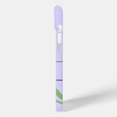 Monogram alfabet R Lavendel Eucalyptus Dragonfly Case-Mate iPhone Case (Achterkant / Links)