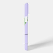 Monogram alfabet T Lavendel Eucalyptus Dragonfly Case-Mate iPhone Case (Achterkant / Rechts)