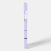 Monogram alfabet U Lavendel Eucalyptus Dragonfly Case-Mate iPhone Case (Achterkant / Links)