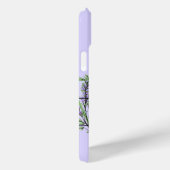 Monogram alfabet W Lavendel Eucalyptus Dragonfly Case-Mate iPhone Case (Achterkant / Rechts)