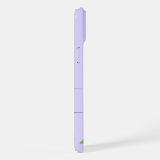 Monogram alfabet Z Lavendel Eucalyptus Dragonfly iPhone Hoesje (Rechterkant)