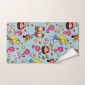 Monogram Alice In Wonderland Kawaii Meisjes Decora Bad Handdoek (Handdoek)