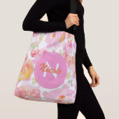 Monogram All-Over Flowered Canvas tas (Dichtbij)