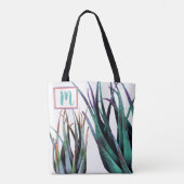 Monogram ALoe Plant Foto Canvas tas (Achterkant)