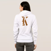 monogram Alphabet Sweatshirt  hoes (Achterkant volledig)