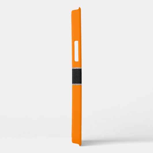 Monogram Amber (SAE-ECE) Kleurachtergrond Case-Mate iPhone Case (Achterkant / Rechts)