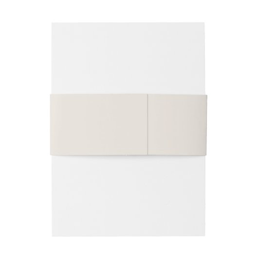 Monogram Ampersand Champagne Trouwen Uitnodigingen Wikkel (Achterkant Voorbeeld)