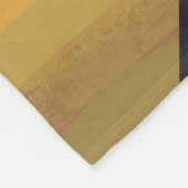 Monogram ananananas Yellow en Black Diamond Fleece Deken (Hoek)