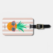 Monogram anananas bagagelabel (Voorkant horizontaal)