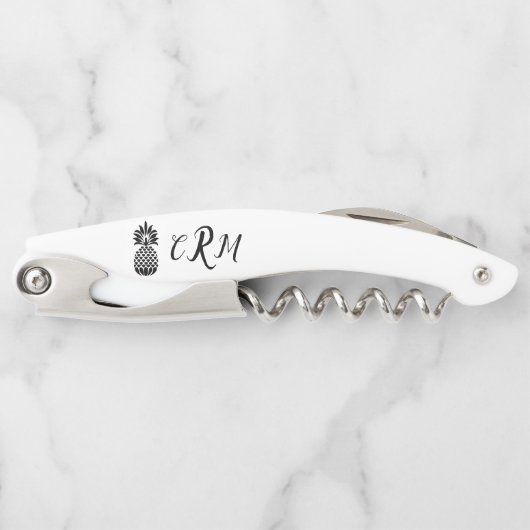 Monogram anananaswijn - Sleutel Kurkentrekker (Voorkant)