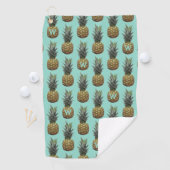 Monogram Ananas Fruit Patroon Golf Handdoek (Insitu)