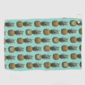 Monogram Ananas Fruit Patroon Golf Handdoek (Horizontaal)