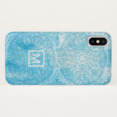Monogram | Ananas Life III Case-Mate iPhone Case (Achterkant (horizontaal))