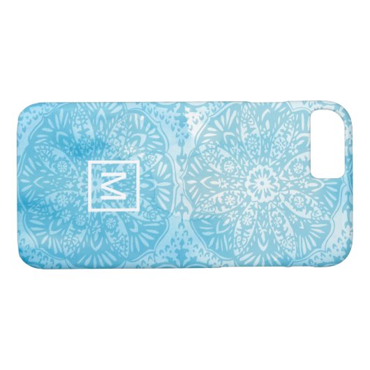 Monogram | Ananas Life III Case-Mate iPhone Case (Achterkant (Horizontaal))