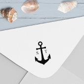 Monogram Anchor Nautical Zelfinktende Stempel