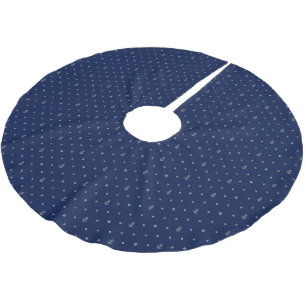 Monogram Anchor Polka Dots Pattern 2 Kerstboom Rok