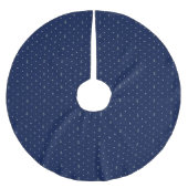 Monogram Anchor Polka Dots Pattern 2 Kerstboom Rok (Voorkant)