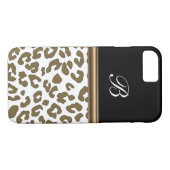 Monogram Animal Print Case-Mate iPhone Case (Achterkant (Horizontaal))