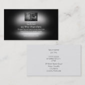 Monogram, Ankerketting, metaaleffect Visitekaartje (Voorkant / Achterkant)