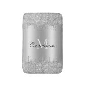 Monogram Antiek Druppelen Glitter Metallic Badmat (Voorkant Verticaal)