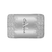 Monogram Antiek Druppelen Glitter Metallic Badmat (Voorkant)