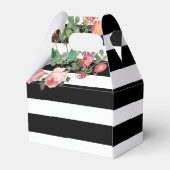 Monogram Antiek  Floral & Stripes Bedankdoosjes (Achterkant)