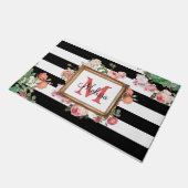 Monogram Antiek  Floral & Stripes Deurmat (Schuin)