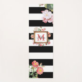 Monogram Antiek Floral & Stripes Yogamat (Voorkant)