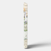 Monogram  Antiek Kaart & Paspoort Vakantie Case-Mate iPhone Case (Achterkant / Links)